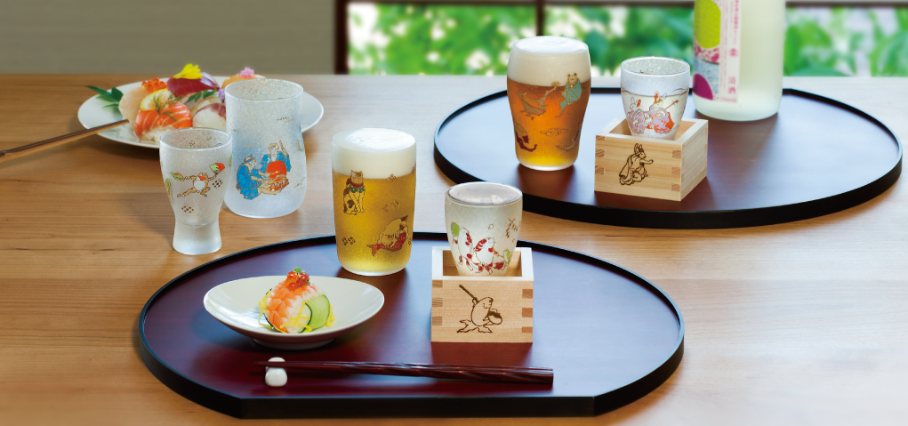 The Premium Nippon Taste LUCKY ANIMALS|日本製｜ガラス食器ブランド ADERIA｜アデリア