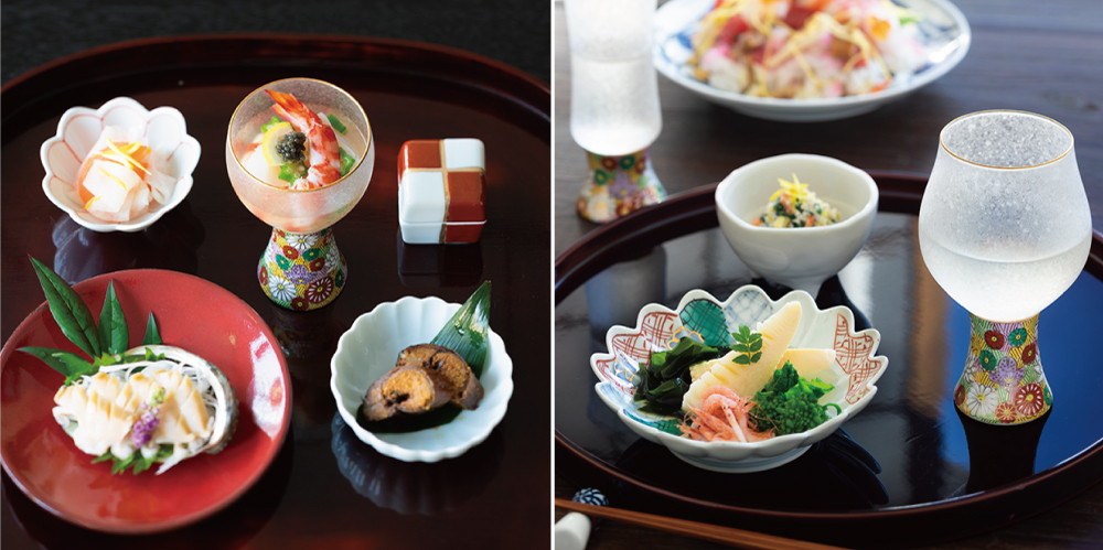 みぞれ九谷｜The Premium Nippon Taste ｜日本製｜ガラス食器ブランド 