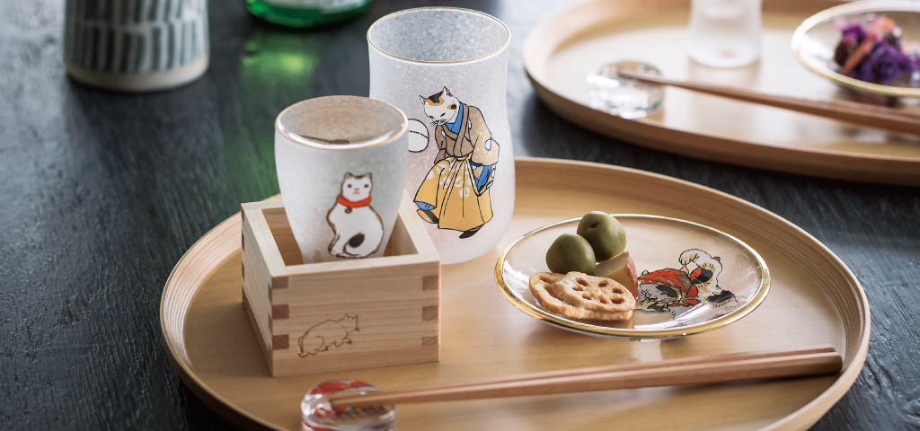 The Premium Nippon Taste 江戸猫｜日本製｜ガラス食器ブランド ADERIA｜アデリア